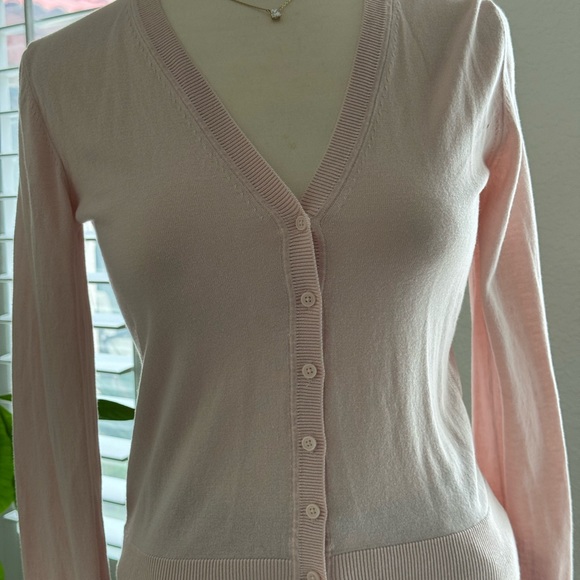 BANANA REPUBLIC SPRING CARDIGAN PINK SIZE SMALL - Picture 8 of 8